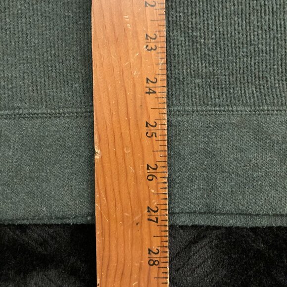 Banana Republic Waffle 1/4 Zip Pullover Sweater Green Mens Large - Picture 12 of 16